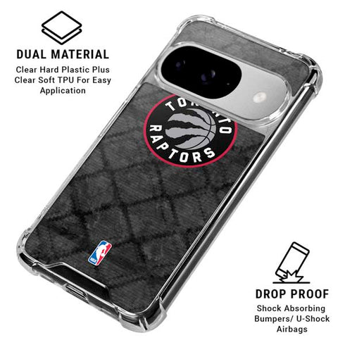 NBA Toronto Raptors Black Rust Google Pixel 10 Clear Case